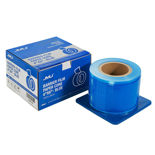 JMU Barrier Film Perforated Sheets, 4"x6" Blue, 1200/Roll Net32