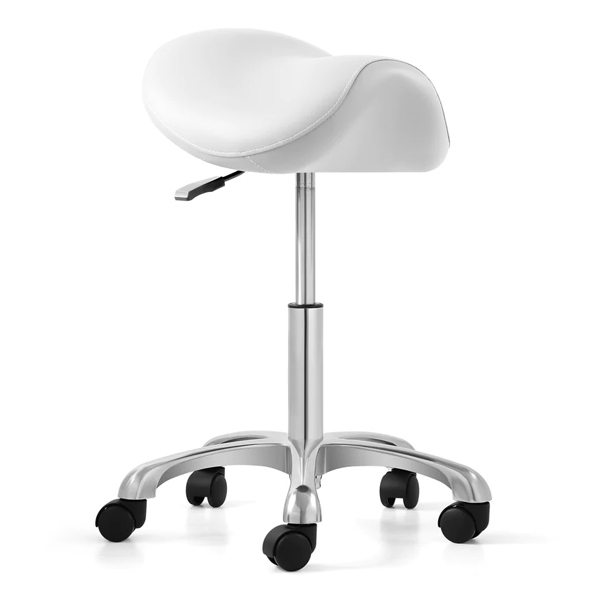 JMU Dental Ergonomic Saddle Stool White Net32