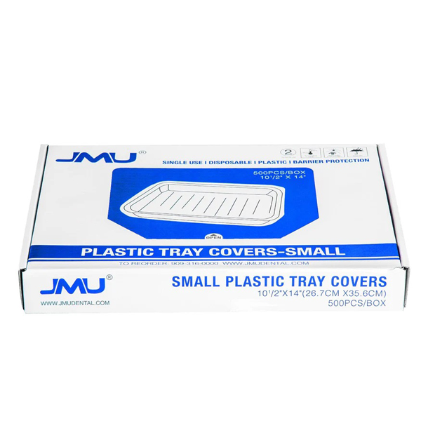 JMU Disposable Dental Plastic Tray Cover, Size B, 101/2" x 14", 500/Bx
