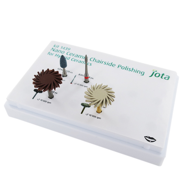 Jota Chairside Nano Ceramic Polishing 4pc Kit, RA Shank. Net32