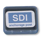 JS Titanium Posts Medium #5 Titanium Post, 1.65mm x 9.3mm, Box of 6 posts