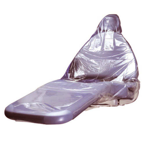 JSP Chair Cover, Full, 29" x 80", Clear Plastic, box of 125 covers Net32