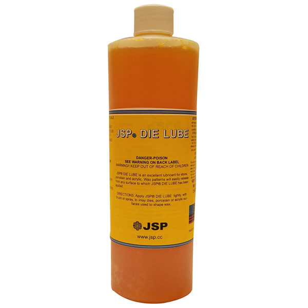 JSP Die Lube Lubricant, 16 oz. Bottle. An excellent lubricant for stone