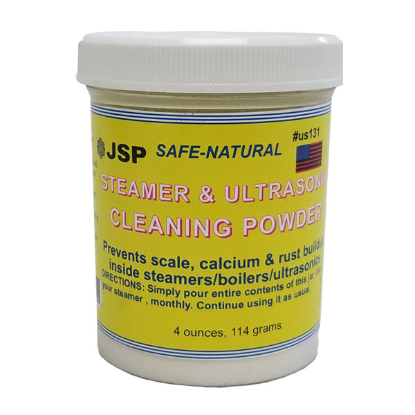 JSP Steamer & Ultrasonic Tank Cleaner, SafeNatural, Powder, 4 oz./114