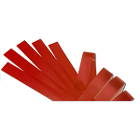 JSP Boxing Wax – Red, Thin Strips 0.062" x 1.5" x 10.6", 1 Lb/Box. Thin Soft