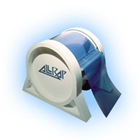 Allrap Barrier film dispenser of all film up to 4" wide, single dispenser