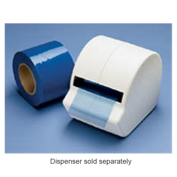 Cover All 4" x 6" sheet of Blue Barrier Film with Cover All 4" x 6" sheet of Blue Barrier Film with