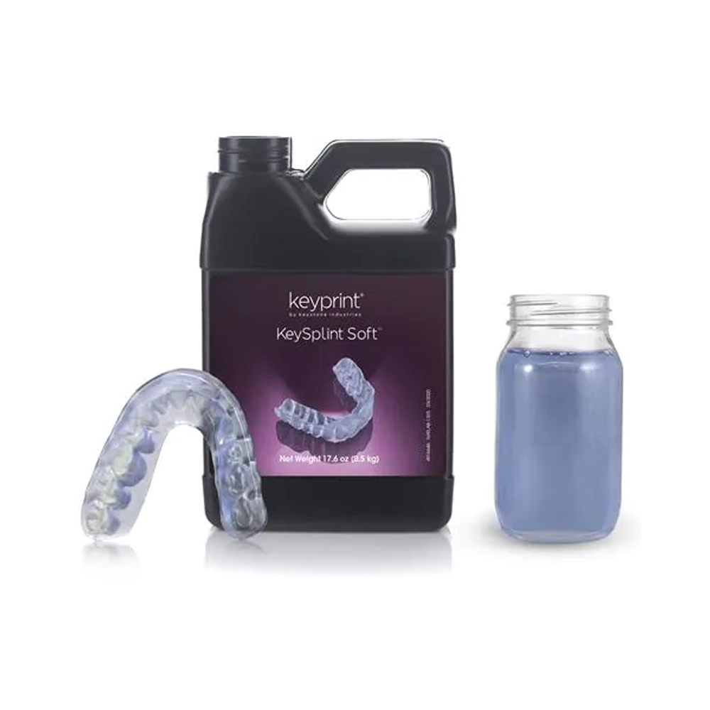 Keyprint KeySplint Soft 3D Printing Resin, Light Violet, Translucent, 0 ...