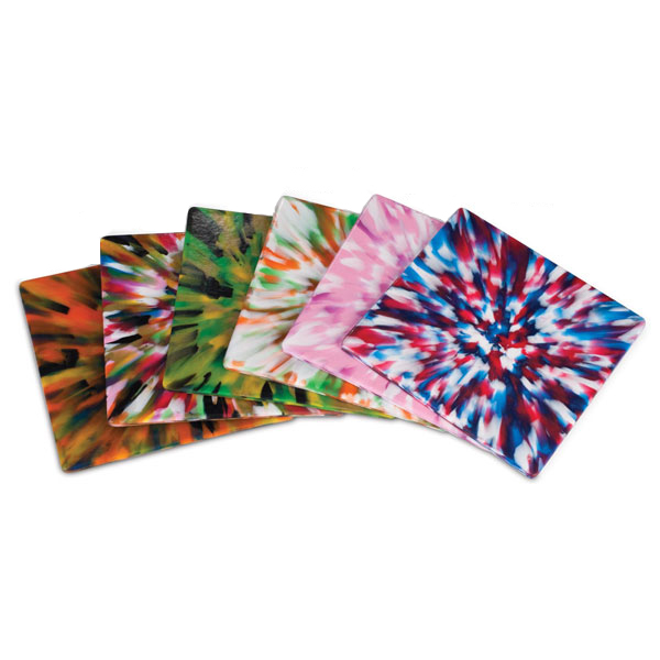 Proform Tie Dye Multi Color Mouthguard Laminate Patriot 6 Pk 5 X 5 157 Dental Supplies