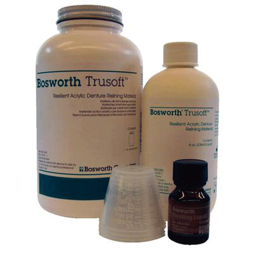 Trusoft Bulk Kit. Resilient Denture Acrylic Relining Material. Bulk Kit