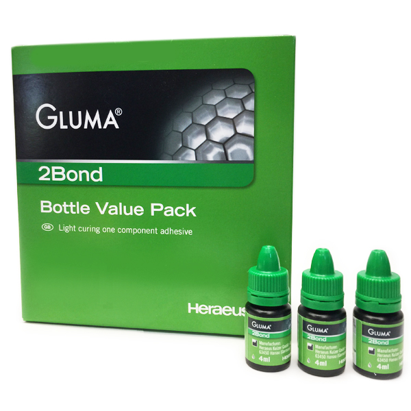 Gluma 2bond Value Pack 3 4ml Bottles Export Package Light Cure One Component Dental Supplies