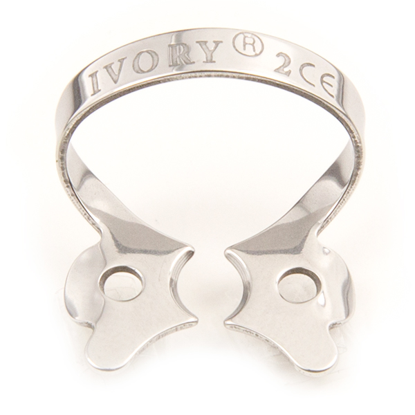 Ivory Clamps 2 Winged Premolars and Upper Incisors Metal Rubber Dam