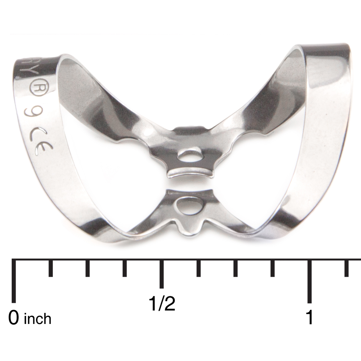 Ivory Clamps W9 Wingless Anterior Metal Rubber Dam Clamp, Single clamp