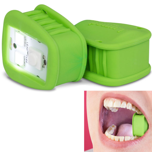 LEAP Illuminated Mouth Prop with builtin LED lights. Fully