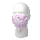 maxill Plus Level 3 Earloop Style Procedural Mask, Powder Free, Pink Floral, 50/Box.