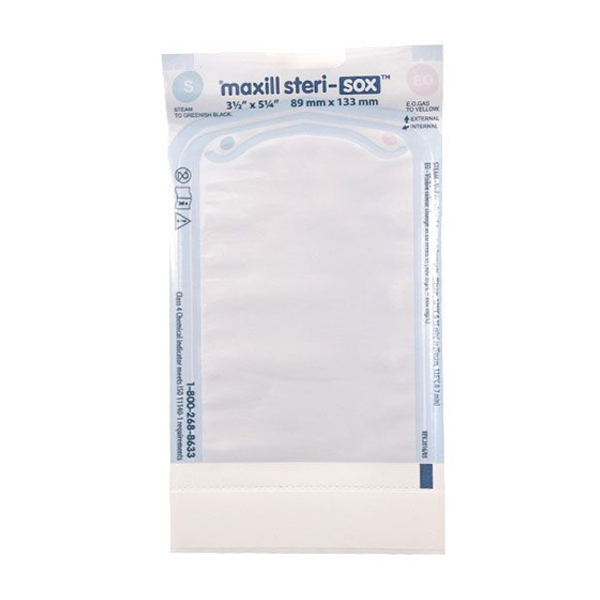 maxill sterisox Self Sealing Sterilization Pouches, 3.5" x 5.25", 200/Box Net32