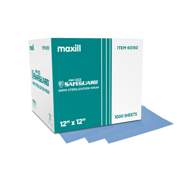 sterisox Safeguard SMMS Sterilization Wrap, 12" x 12", 1000/Bx Net32