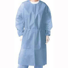 Maytex Isolation Gown Isolation Gown with Knit Cuff - Extra Large Blue
