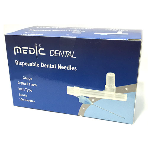 Medic Dental Disposable Dental Needle, 27 Gauge, Short 100/Bx. Net32