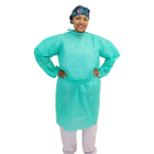 MPG Disposable Isolation Gown, Universal Fit, Mint Green, 50/Bx. Knee length