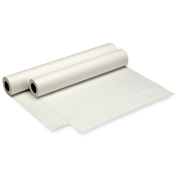 Standard Smooth Exam Table Paper 12 Rolls/Cs, White, 18" x 225