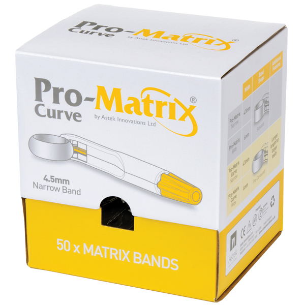 Pro-Matrix Curve Single Use Matrix Band 4.5 mm, 5 Pro-Matrix Curve Single Use Matrix Band 4.5 mm, 5