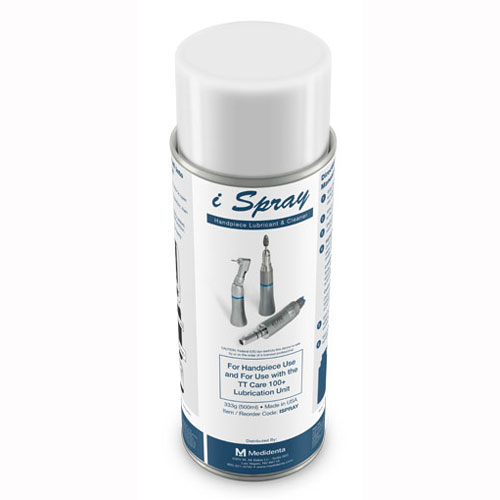 i Spray Handpiece Lubricant Oil, 500 mL Can. Lubricates all moving