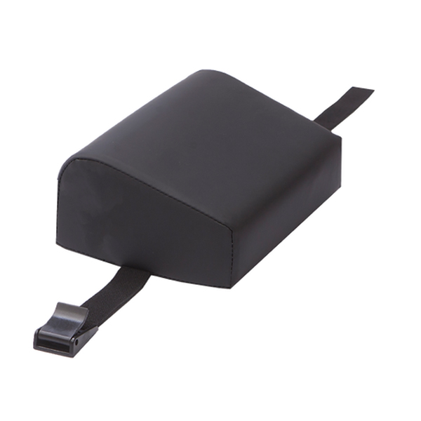 MediPosture 3.5" Classic Dental Headrest Cushion, Adjustable Fit, Black