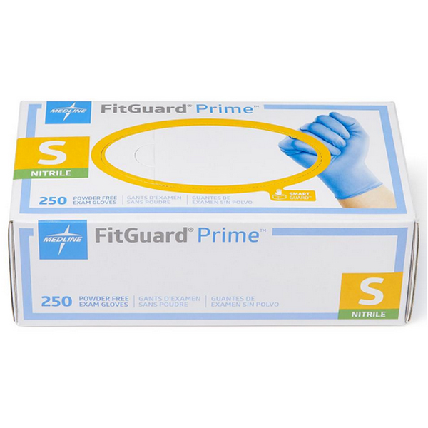 FitGuard Prime Nitrile Exam Gloves, SMALL Violet Blue 250/Box. Net32