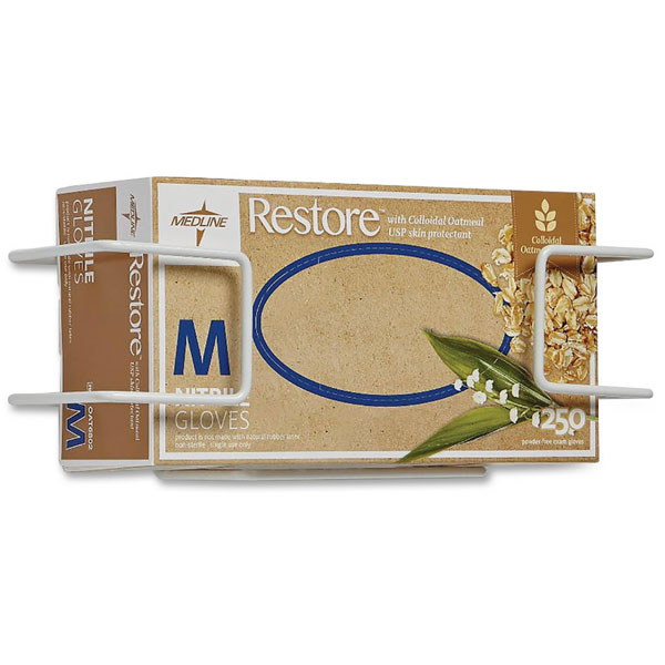 Medline Wire Glove Dispensers 2/pk. Sturdy dispenser holds one box of