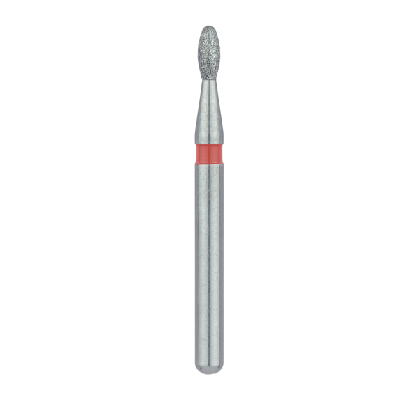Meisinger FG 833.012 Fine Egg Shaped Multi Use Diamond Bur, 5/Pk