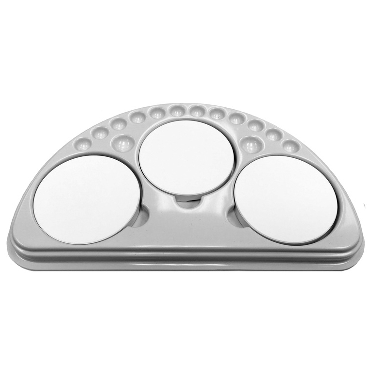 BesQual Porcelain Mixing Tray 3 Small Trays. Size 320 L x 184W x 35H