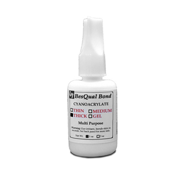 BesQual Adhesive (Cyanoacrylates) Thick for broken metals, 1 oz