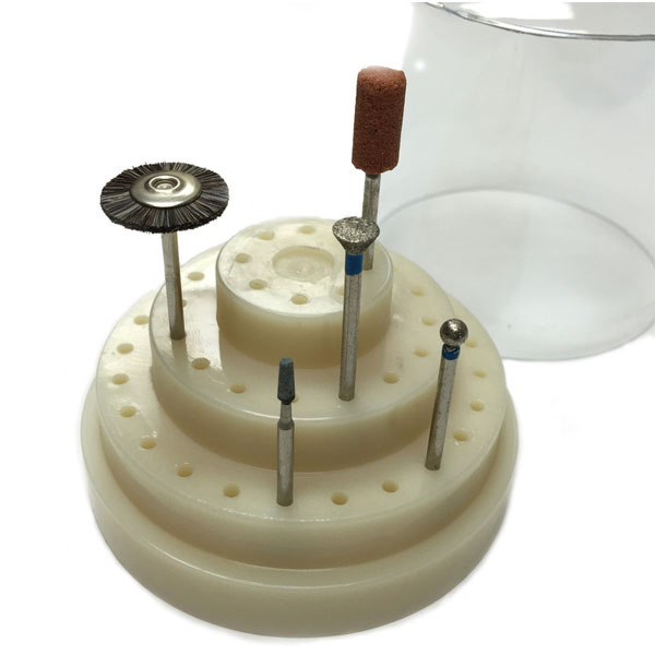 BesQual Bur Block / Holder with Clear Protective Cover. HPshank (2