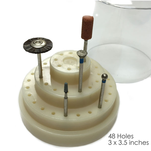 BesQual Bur Block / Holder with Clear Protective BesQual Bur Block / Holder with Clear Protective