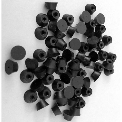 BesQual Dowel Pin Rubber End Caps, 1000/Box Net32