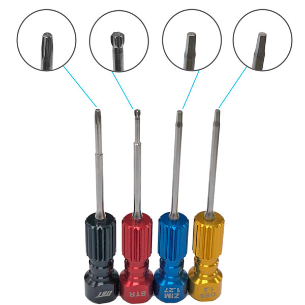 BesQual Abutment Implant Screw Driver Set, 4 piec BesQual Abutment Implant Screw Driver Set, 4 piec