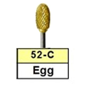BesQual 52C Egg/Oval Titanium Nitrite Coated Carb BesQual 52C Egg/Oval Titanium Nitrite Coated Carb