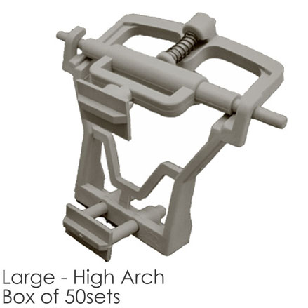 BesQual Disposable Plastic Articulator - High Arc BesQual Disposable Plastic Articulator - High Arc