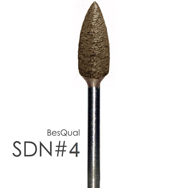 BesQual Sintered Diamond Burs - SDN #4. HP Shank BesQual Sintered Diamond Burs - SDN #4. HP Shank