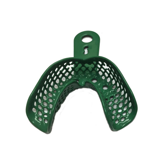 CTrays Resin Double Coated Impression Trays Small Lower Arch, Green