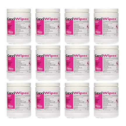 CaviWipes *Case of 12* Towelettes (Large: 6" x 6. CaviWipes *Case of 12* Towelettes (Large: 6" x 6.