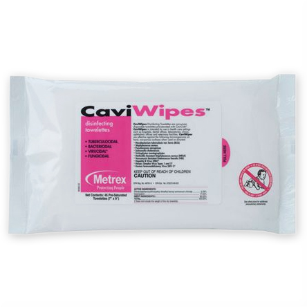 CaviWipes in a Flat Pack, 7" x 9" 45/Pk. Disposab CaviWipes in a Flat Pack, 7" x 9" 45/Pk. Disposab