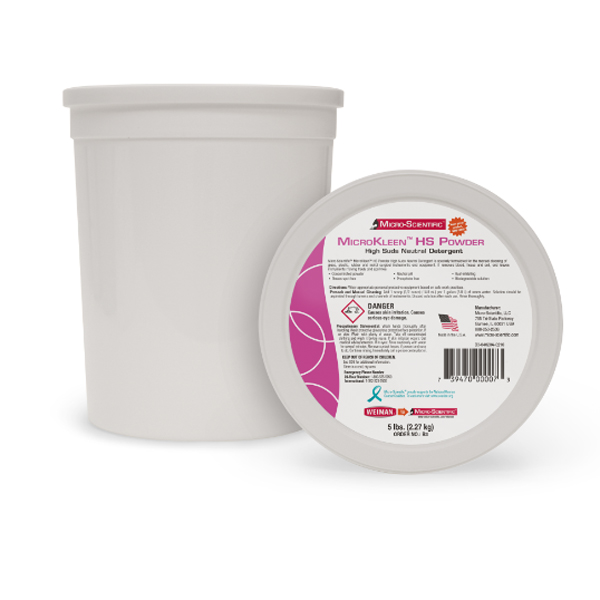 MicroKleen HS Powder High Suds Neutral Powder Detergent, 5 lb
