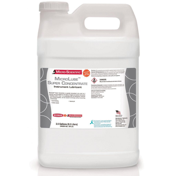 MicroLube Instrument Lubricant, Super Concentrate liquid, 2.5 Gallon