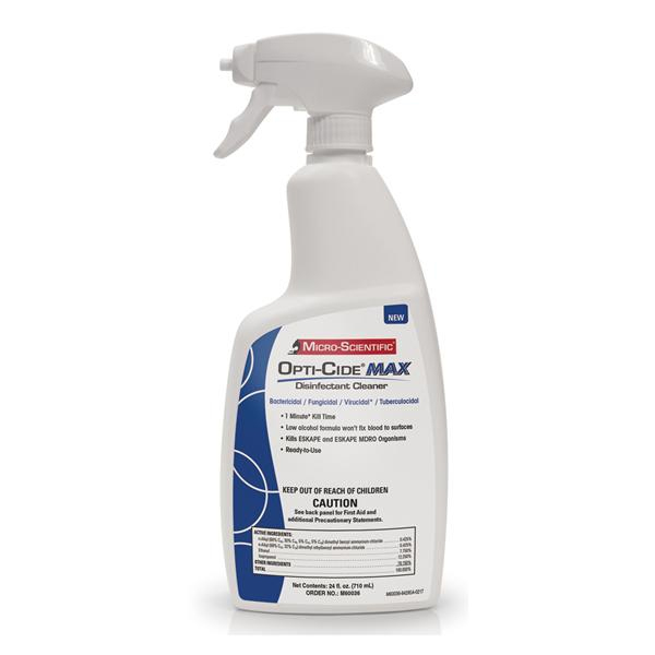 Opti-Cide MAX Disinfectant Cleaner, 24 oz Spray. Opti-Cide MAX Disinfectant Cleaner, 24 oz Spray.