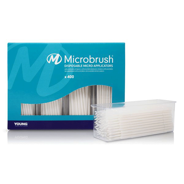 Microbrush Plus MicroApplicators, Super Fine, White, 400/Pk Net32