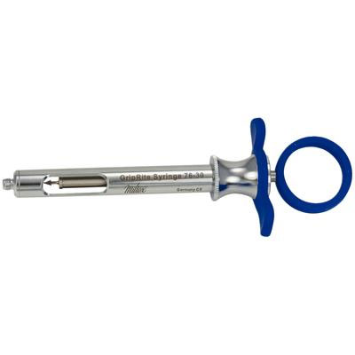 GripRite Regular Aspirating Syringe with Blue Sil GripRite Regular Aspirating Syringe with Blue Sil