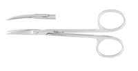 Miltex 4.5" #18 Iris curved surgical scissors, de Miltex 4.5" #18 Iris curved surgical scissors, de