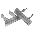 Miltex Stainless Steel Right-Handed Finger Ruler, Miltex Stainless Steel Right-Handed Finger Ruler,